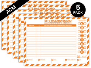 Custom Branded ACM Hazard Board - 5 Pack